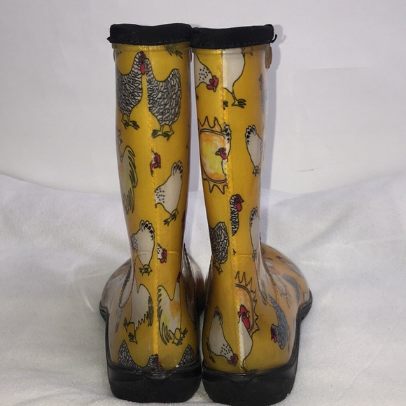 sloggers chicken rain boots